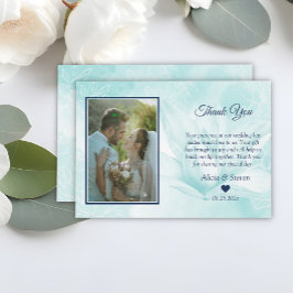 エテリア・マグノリア結婚フラワー サンキューカード