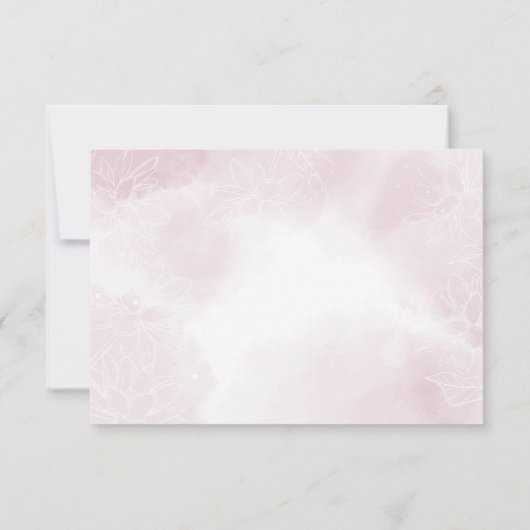 エテリア・マグノリア結婚フラワー 出欠カード (裏面)