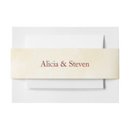 エテリア・マグノリア結婚フラワー 招待状ベリーバンド