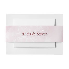 エテリア・マグノリア結婚フラワー 招待状ベリーバンド