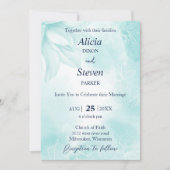 エテリア・マグノリア結婚フラワー 招待状 (正面)