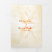 エテリア・マグノリア(Ethereal Magnolia結婚) 三つ折り招待状 (カバー)