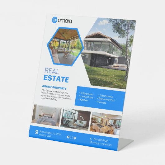 エテ実在スカスタム台座標識 台座サイン (正面)