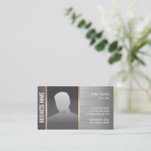 エテ実在スプロフェッショナル不動産仲介業者メタルフォト 名刺 (スタンド正面)