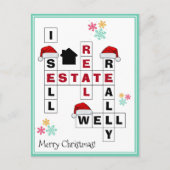 エテ実在ス不動産仲介業者マーケティングクリスマス ポストカード (正面)