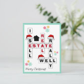 エテ実在ス不動産仲介業者マーケティングクリスマス ポストカード (スタンド正面)