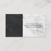 エテ実在ス建物ロゴ | ビジネス担当者 名刺 (裏面)