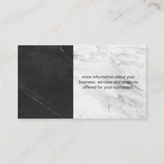 エテ実在ス建物ロゴ | ビジネス担当者 名刺 (裏面)