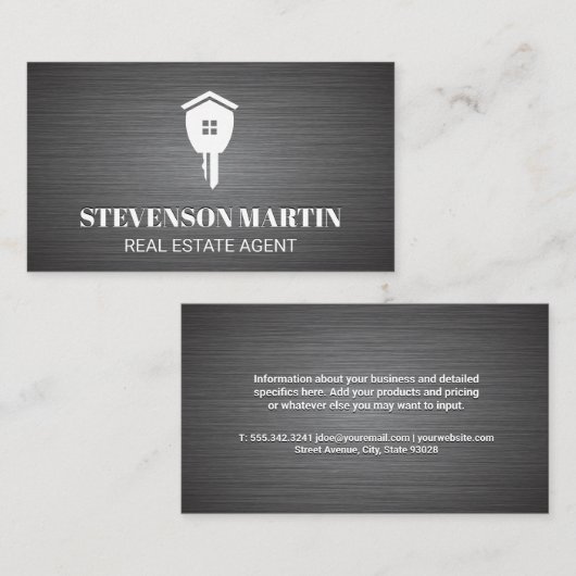 エテ実在ス鍵ロゴ 名刺 (正面/裏面)