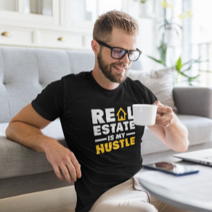 エテ実在ートは私のハッスル不動産仲介業者引用文 Tシャツ