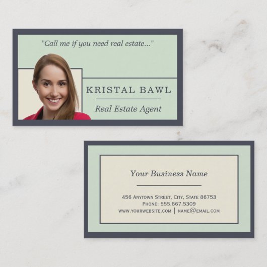 エテ実在ートアイボリーヒュース 名刺 (正面/裏面)