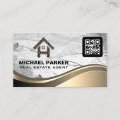 エテ実在ートウッドホームロゴ | Qrコード 名刺 (正面)