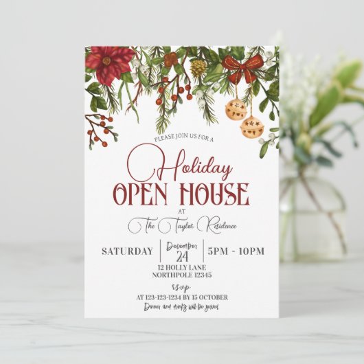 エテ実在ートオープンハウスホリデー引っ越し祝いパーティー 招待状 (スタンド正面)