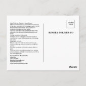 エテ実在ートオープンハウス招待状 ポストカード (裏面)