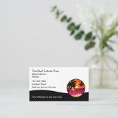 エテ実在ートトロピカルパームツリー名刺 名刺 (スタンド正面)