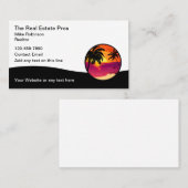 エテ実在ートトロピカルパームツリー名刺 名刺 (正面/裏面)