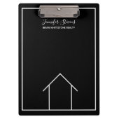 エテ実在ートハウス白黒カスタム不動産仲介業者 クリップボード (正面)