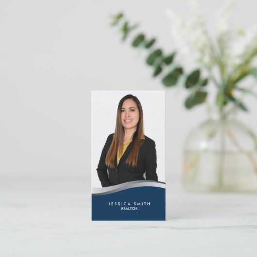 エテ実在ートブルーとシルバースウッドの名刺 名刺 (スタンド正面)