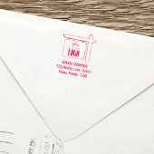 エテ実在ートプロフェッショナルカスタムロゴの追加 セルフインキングスタンプ