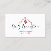 エテ実在ートプロフェッショナルハウス不動産仲介業者シンプル 名刺 (正面)