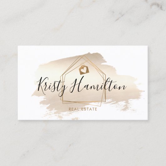 エテ実在ートプロフェッショナルハウス不動産仲介業者金ゴールドブシン 名刺 (正面)