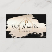 エテ実在ートプロフェッショナルハウス不動産仲介業者金ゴールドブシン 名刺 (正面)