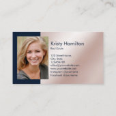 エテ実在ートプロフェッショナルモダン不動産仲介業者追加フォト 名刺 (裏面)