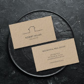 エテ実在ートホームロゴ不動産仲介業者クラフト 名刺