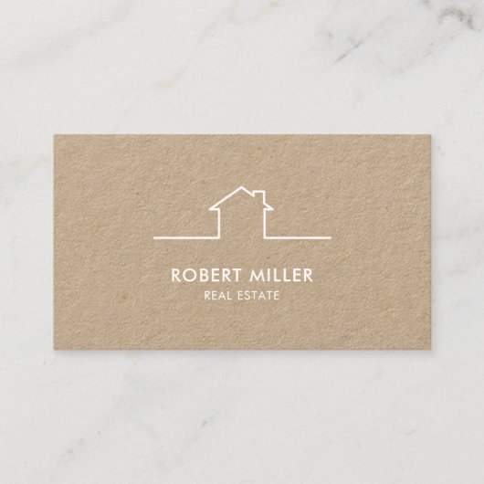 エテ実在ートホームロゴ不動産仲介業者クラフト 名刺 (正面)