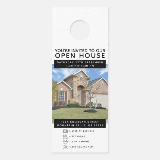 エテ実在ートマーケティングオープンハウス ドアノブサイン (正面)