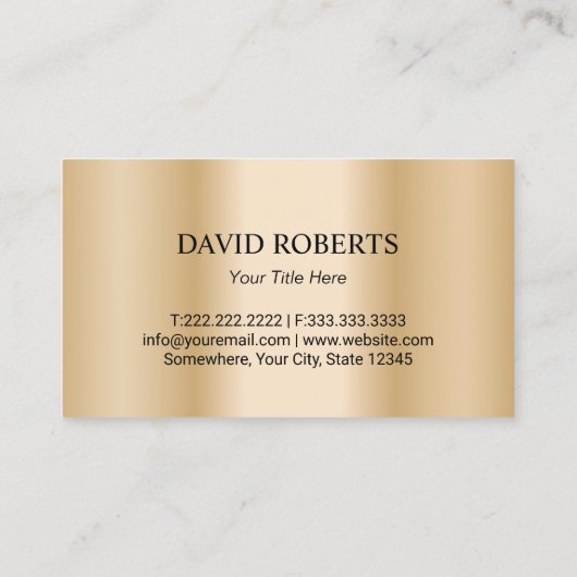 エテ実在ートモダン金ゴールド不動産仲介業者 名刺 (裏面)