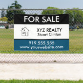 エテ実在ートロゴ不動産マーケティングカスタム屋外用 横断幕 (インサイチュ)