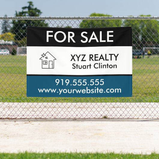 エテ実在ートロゴ不動産マーケティングカスタム屋外用 横断幕 (インサイチュ)