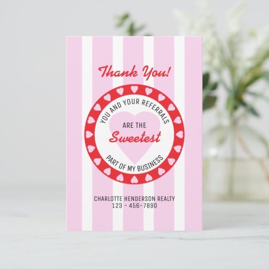 エテ実在ートヴァレンティンズデイサンキューカード サンキューカード (スタンド正面)