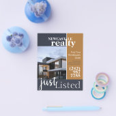 エテ実在ート不動産仲介業者フライヤー チラシ (シングル)