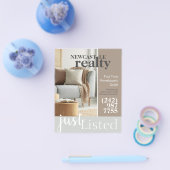 エテ実在ート不動産仲介業者フライヤー チラシ (シングル)