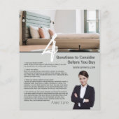 エテ実在ート不動産仲介業者フライヤー チラシ (裏面)