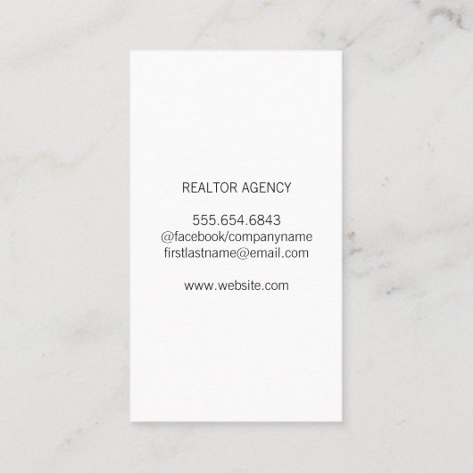 エテ実在ート建物金ゴールドロゴ 名刺 (裏面)