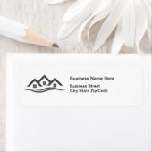 エテ実在ート建築差出人住所ラベル ラベル (インサイチュ)