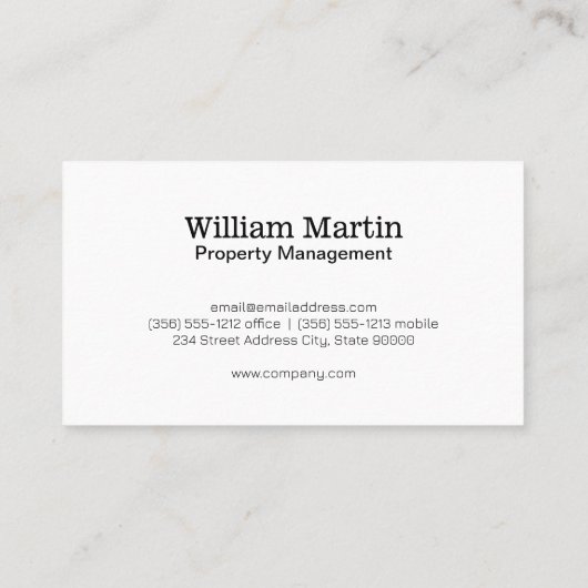 エテ実在ート建築 | プロパティ管理 名刺 (裏面)