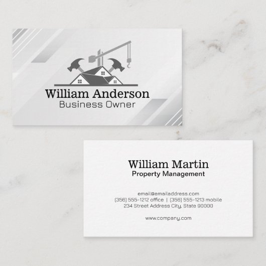 エテ実在ート建築 | プロパティ管理 名刺 (正面/裏面)