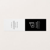 エテ実在ート白黒 名刺 (外部フラット)