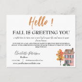 エテ実在ート秋秋マーケティング農業 ポストカード (正面)