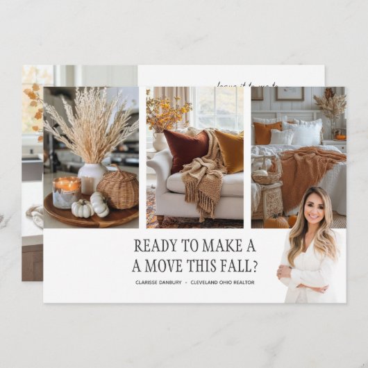 エテ実在ート秋農業パンプキンスパイスポストカード シーズンカード (正面/裏面)