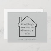 エテ実在ート農業マーケティング ポストカード (正面/裏面)