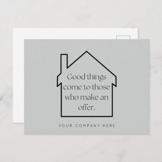 エテ実在ート農業マーケティング ポストカード (正面/裏面)