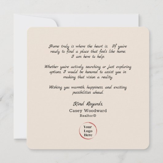 エテ実在ート農業モダンマーケティングメーラー カード (裏面)