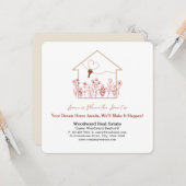 エテ実在ート農業モダンマーケティングメーラー カード (正面/裏面インサイチュ)