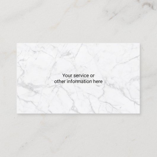 エテ実在ート金ゴールドハウスロゴ不動産仲介業者大理石フォト 名刺 (裏面)