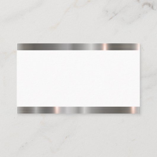 エテ実在ート鍵ホームロゴ | 金属トリム 名刺 (裏面)